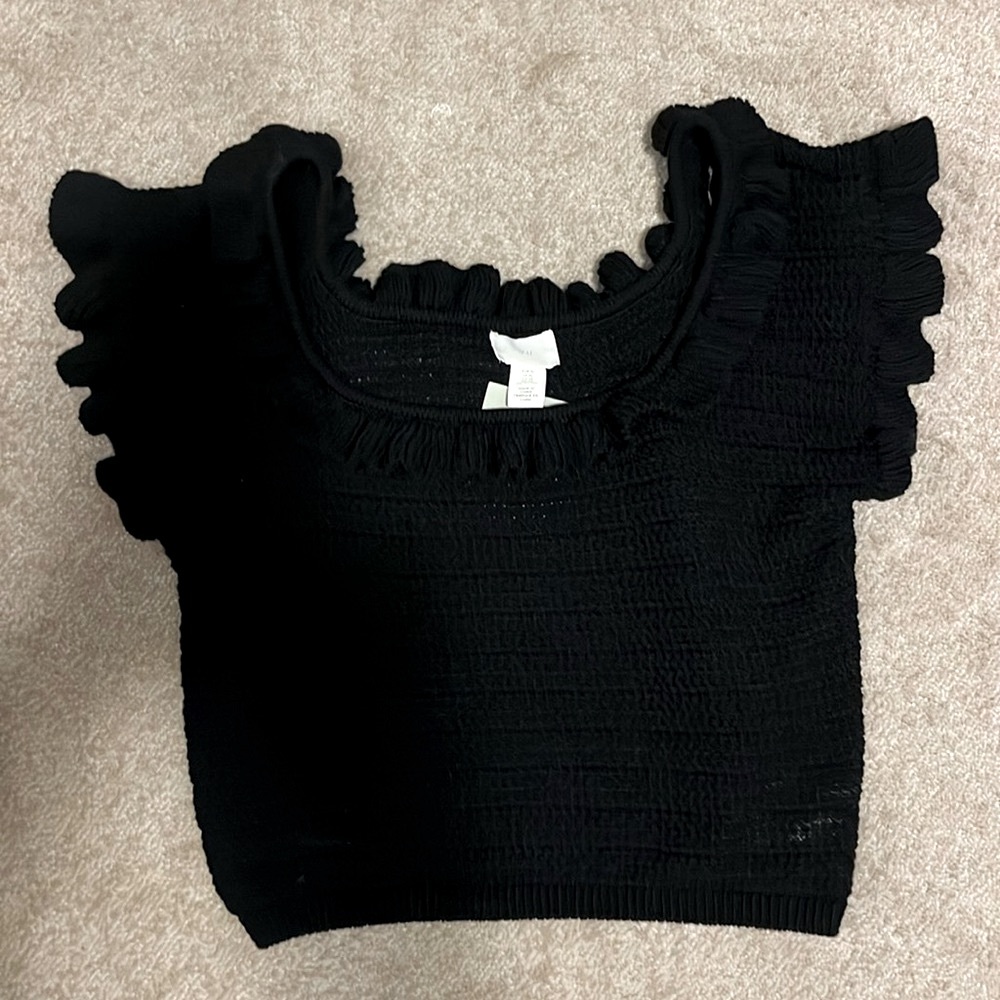 H and m cropped top